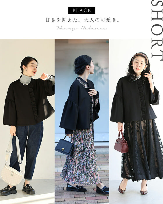 羽織ったまま完成する 可愛さ春待ちアウター