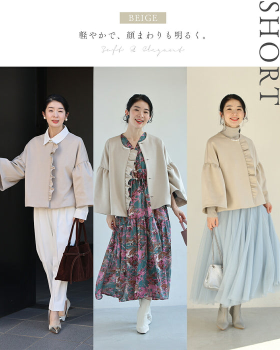 羽織ったまま完成する 可愛さ春待ちアウター