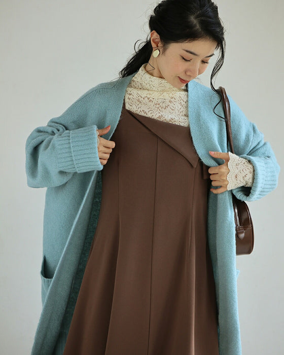 大人のお悩み 解決服 万能サロペットワンピース 秋冬Ver.