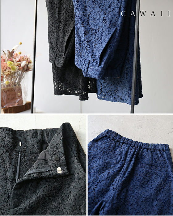 透けない レースパンツ