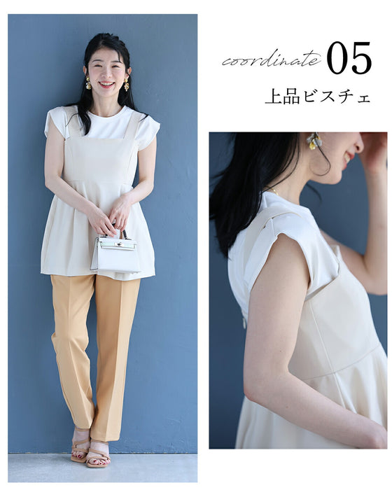 【予約商品】巻き肩・撫で肩 補正見え 肩ツンッTシャツ