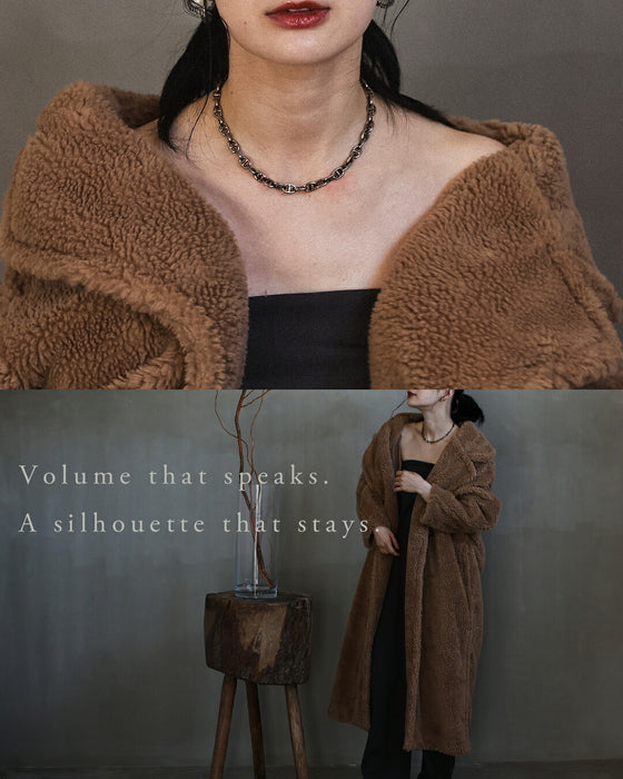 テディボアコート（ロング丈）