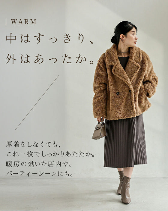 テディボアコート（ショート丈）