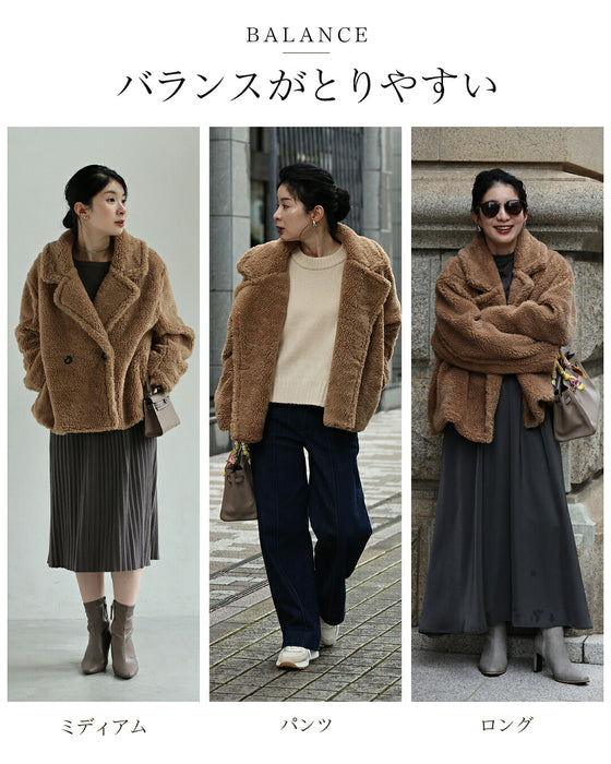 テディボアコート（ショート丈）
