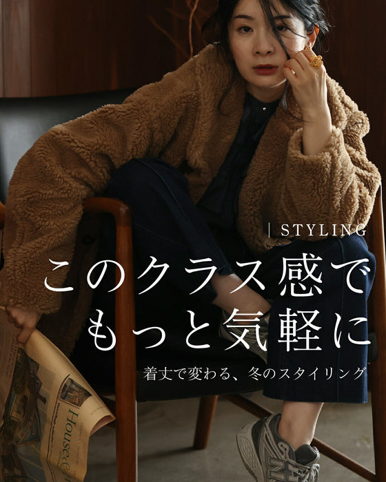 テディボアコート（ショート丈）