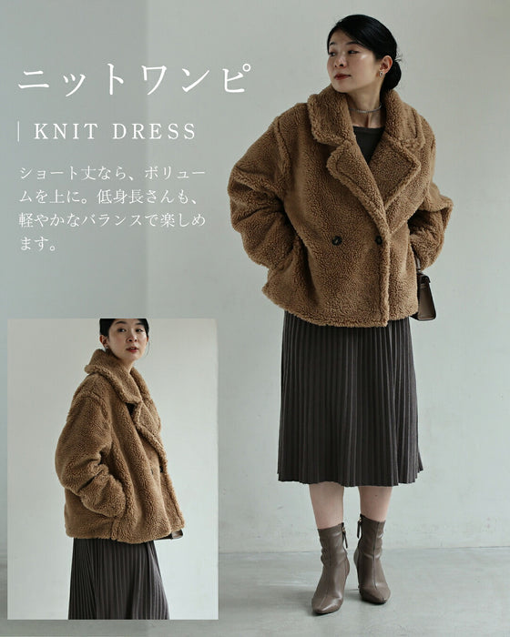 テディボアコート（ショート丈）