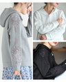 Elegant lace hoodie, the best everyday wear