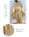 （ベルト付き）ポワン袖トレンチ コート/アウター