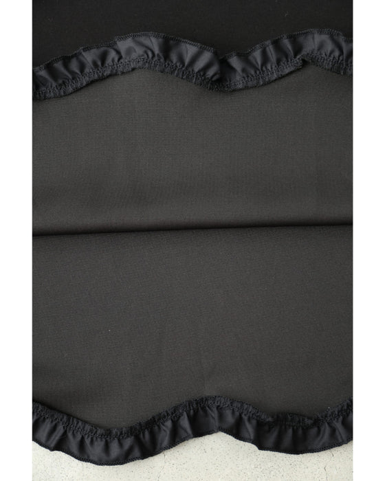 なみなみ裾フリルのバックリボンチュニック