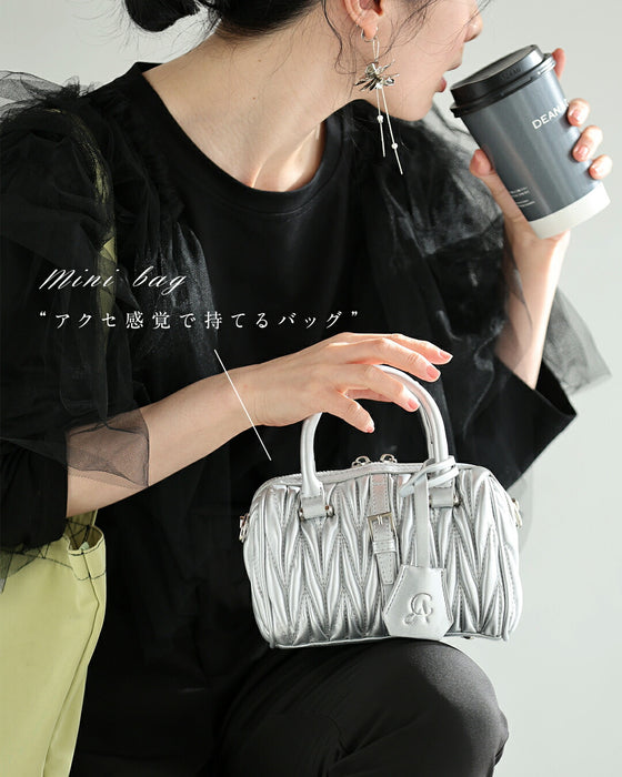 コロンと可愛い　プティバッグ