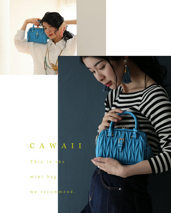 コロンと可愛い　プティバッグ