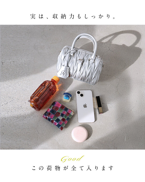 コロンと可愛い　プティバッグ