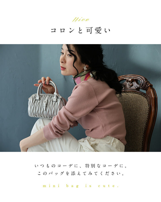 コロンと可愛い　プティバッグ