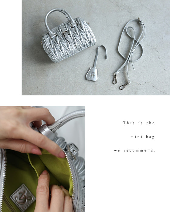 コロンと可愛い　プティバッグ