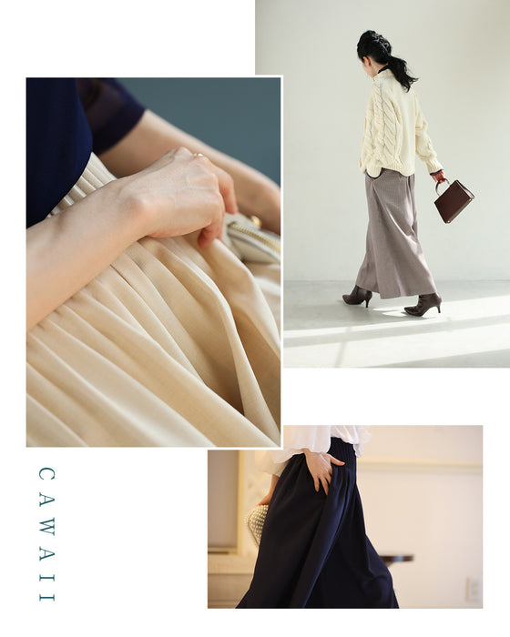 【一部予約商品】大人女性のお悩み解消特化型 ワイドパンツ