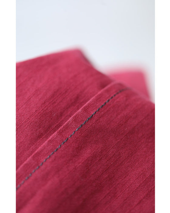 スカート風デザインのカラーワイドパンツ