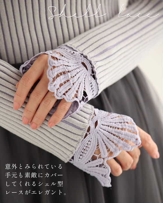 錯視シャドーラインニット