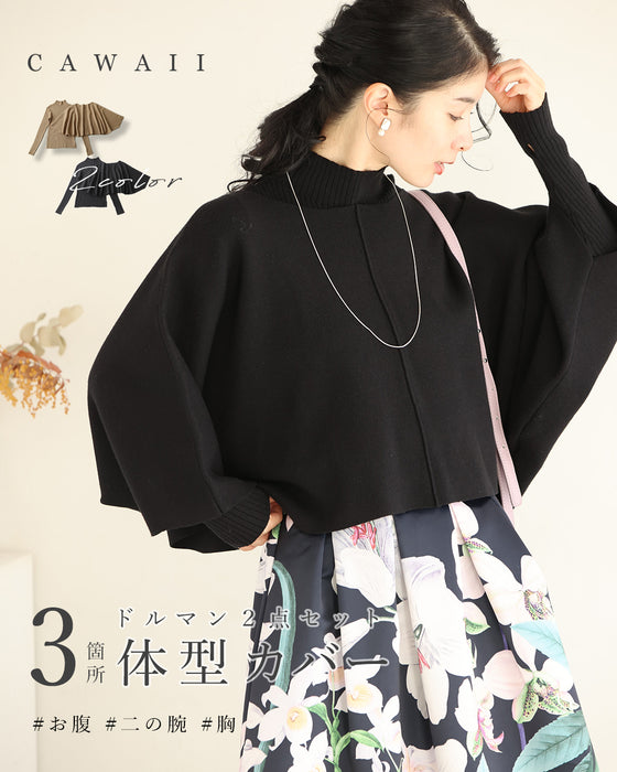 ３箇所 体型カバー ドルマン２点セット