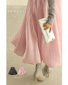 Gross Veil Balloon Hem Long Skirt