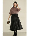 Gross Veil Balloon Hem Long Skirt