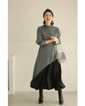 Gross Veil Balloon Hem Long Skirt