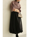 Gross Veil Balloon Hem Long Skirt