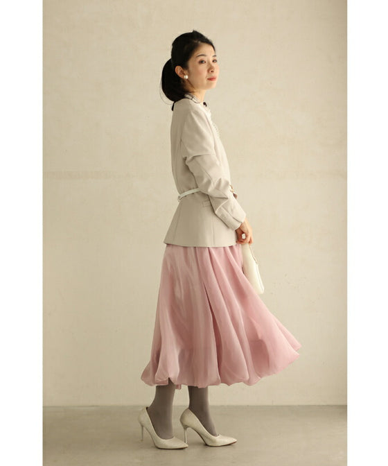 グロスベールのバルーン裾ロングスカート – ONE PEACE ONLINE