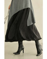 Gross Veil Balloon Hem Long Skirt