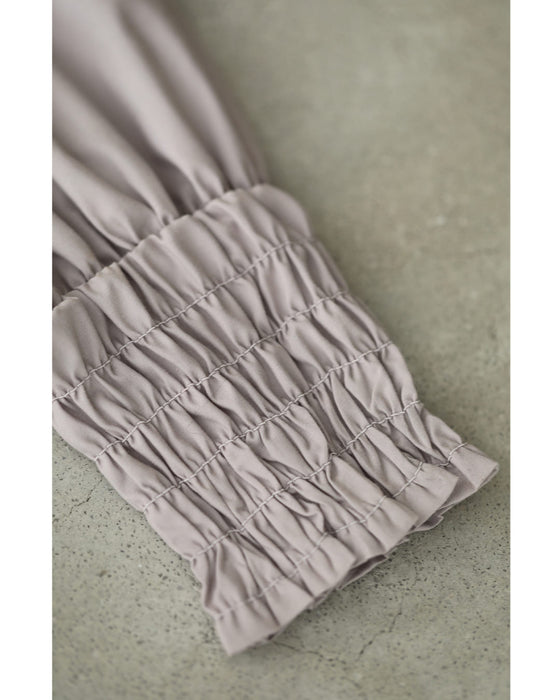 前後ふわふわシャギーのAラインチュニック