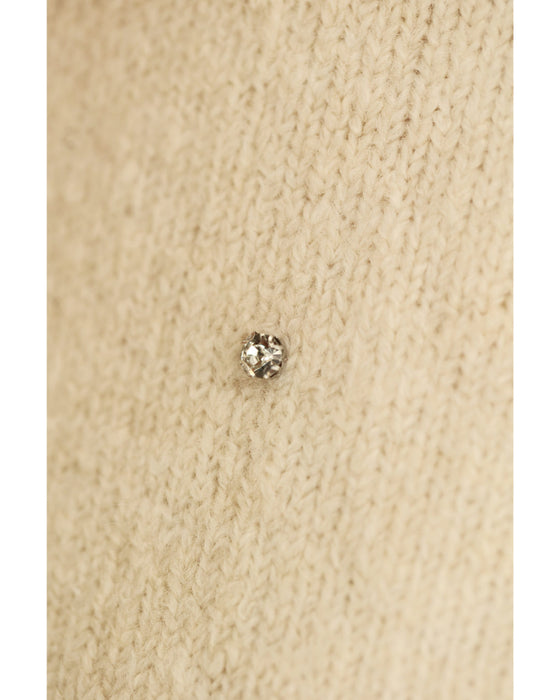 360度に瞬くビジューニットプルオーバートップス