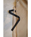 Long vest with side slits and a striking pattern