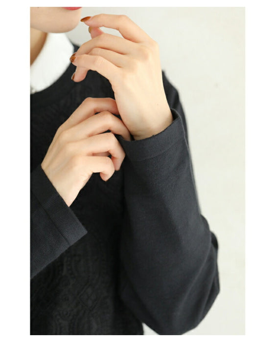 美しさ織りなす装飾刺繍のカーディガン