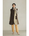 Cafe Latte Bicolor Gilet Vest