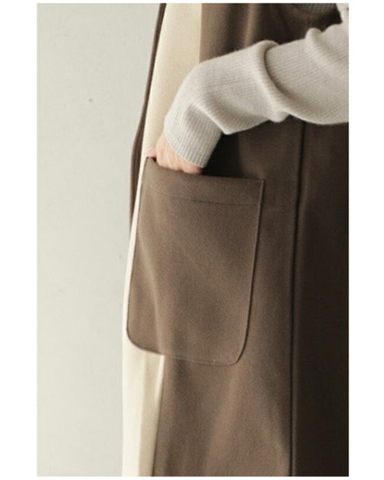 Cafe Latte Bicolor Gilet Vest