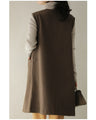Cafe Latte Bicolor Gilet Vest