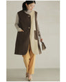 Cafe Latte Bicolor Gilet Vest