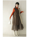 Cafe Latte Bicolor Gilet Vest