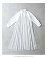 切り替えシアーベールロングシャツ