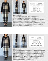 チェックワンピースとニットプルオーバーの2点セット【set】