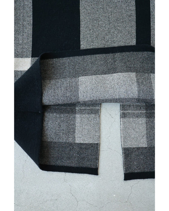 チェックワンピースとニットプルオーバーの2点セット【set】