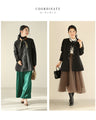 上質な肌触りのAラインシルエットライトコート