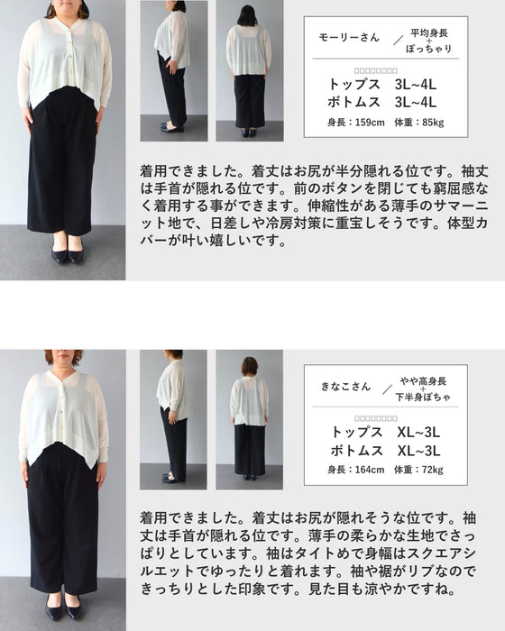 10通りの着回しが叶う 夏の定番 シアーカーディガン