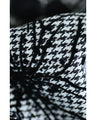 フロッキーの黒花画ロングスカート