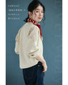 「最高の普段着」肩レースニット トレーナー