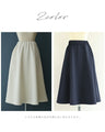 日常に馴染むエレガント。フレアラインミディアムスカート