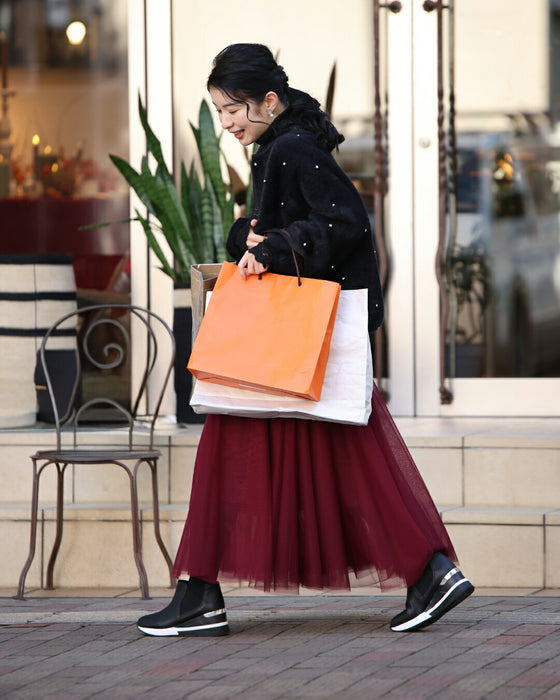 立ったまま3秒で履ける スニーカーブーツ