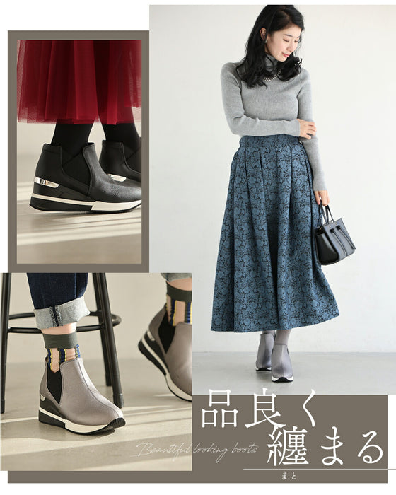 立ったまま3秒で履ける スニーカーブーツ