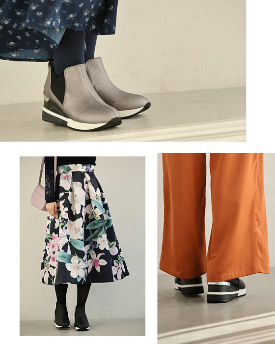 立ったまま3秒で履ける スニーカーブーツ