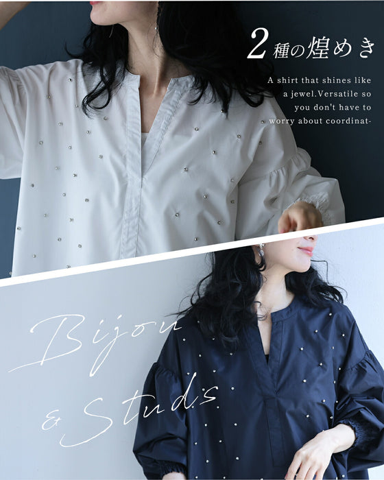 何気ない日を美しく 宝石シャツ