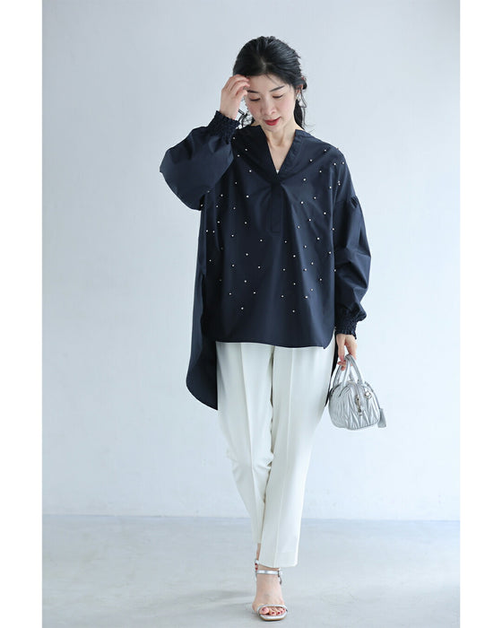 何気ない日を美しく 宝石シャツ